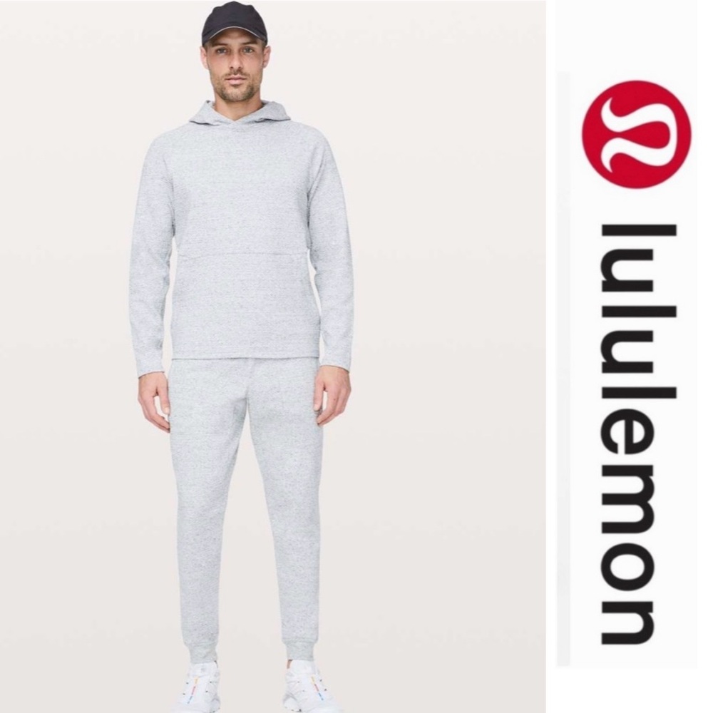 Lululemon | Men’s At Ease Jogger | 
HMEL/ BLK Heathered
Melody Light Grey | Sz L